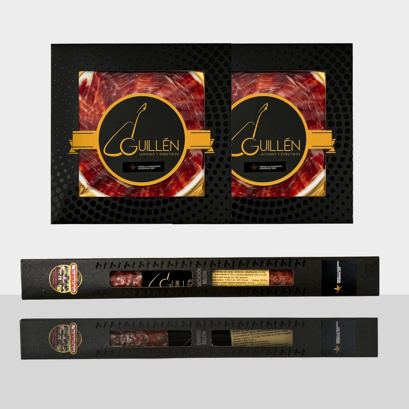 Iberico Bellota combi - Jamón Pata Negra , Chorizo & Salchichon Bellota