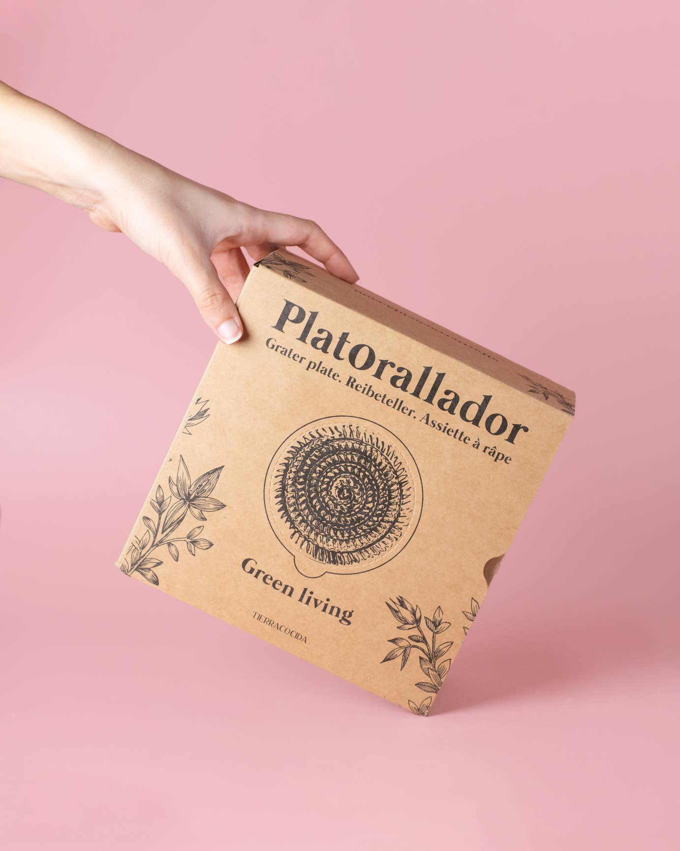 Raspkom keramisch Valentina – Vintage Roze/Geel