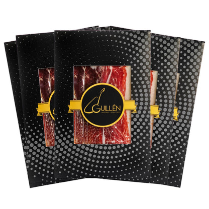 Iberico-Schinken Jamon Iberico in Scheiben geschnitten