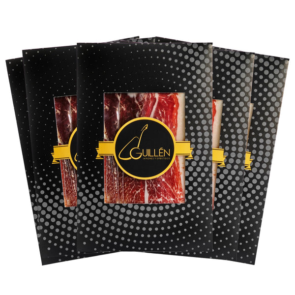 Iberico-Schinken Jamon Iberico in Scheiben geschnitten