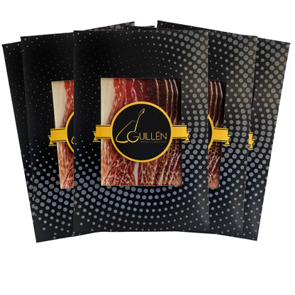 Iberico-Schinken Jamon Iberico in Scheiben geschnitten