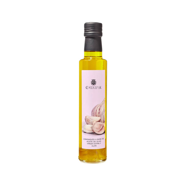 Natives Olivenöl Extra mit Knoblauch La Chinata 250ml