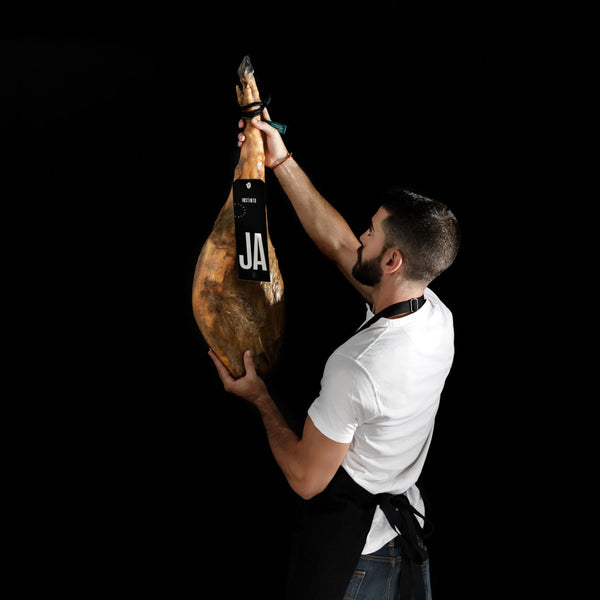 Mini Jamon ca. 800 gr. - Spanischer Schinken inkl. Schneidebrett und Messer